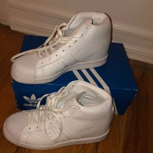 Adidas hightop wedges